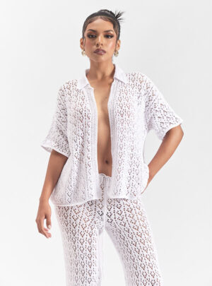 Camisa Tropicana en Crochet