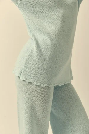 Cloudy Cardigan - Sky
