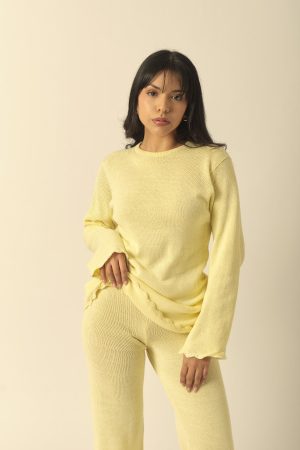 Cloudy Cardigan - Lemonade